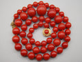 Antique Natural Undyed aka Red Coral Necklace - Kingdom of Antique Arts