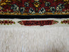 Tassels Detail – Antique Ozipek Hereke Silk Wall Carpet, No Damage, Excellent Condition | Kingdom of Antique Arts