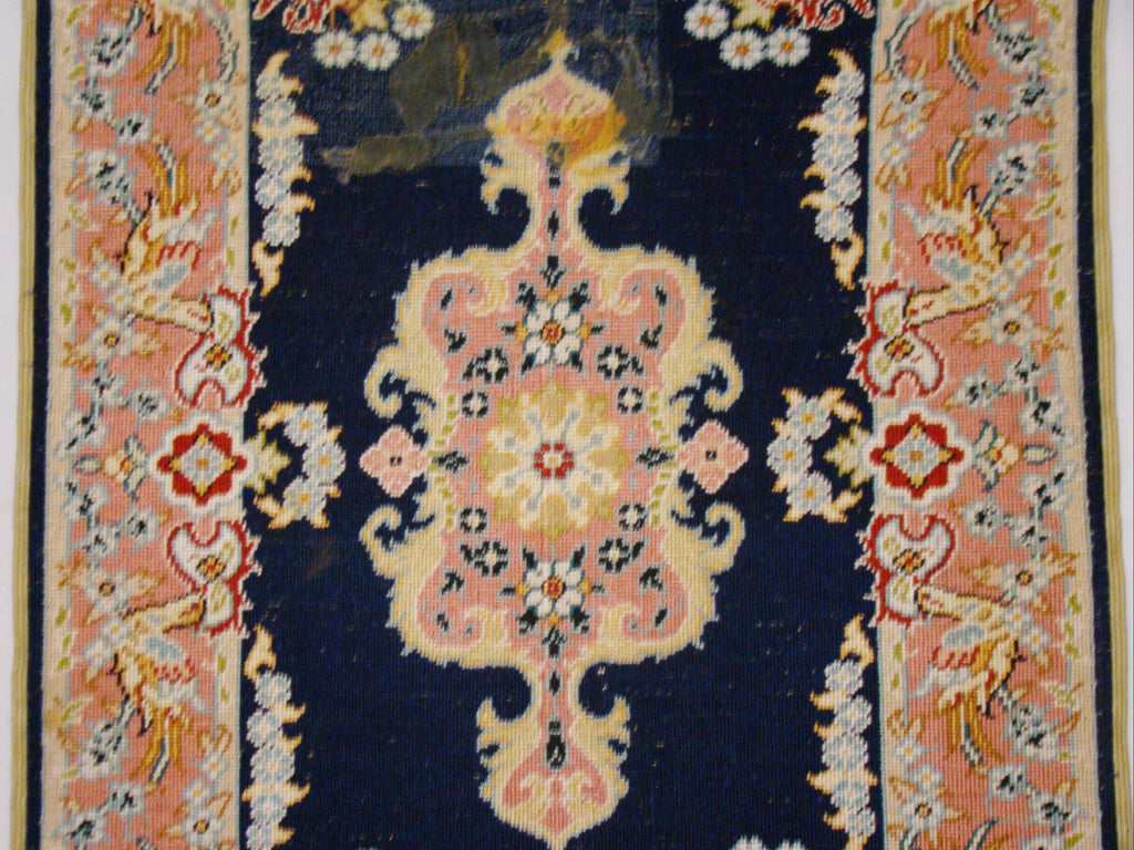 Pattern Detail – Antique Ozipek Hereke Pure Silk on Silk Carpet, Museum Quality | Kingdom of Antique Arts