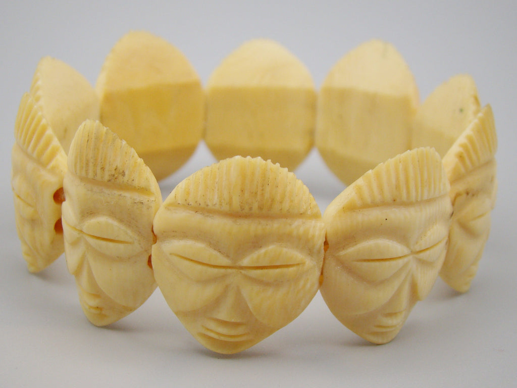 Antique Ivory, Natural Ivory, Ivory Bracelet, Mediterranean Ivory, handcarved Ivory, Asien Ivory, Elephant Ivory