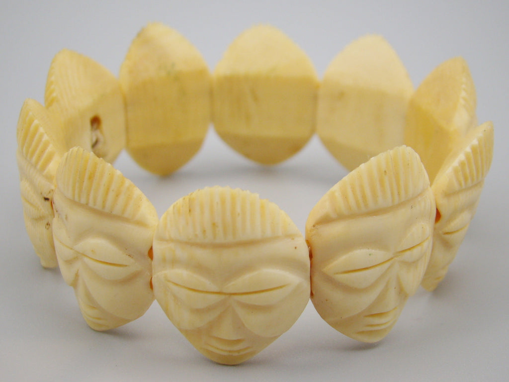 Antique Ivory, Natural Ivory, Ivory Bracelet, Mediterranean Ivory, handcarved Ivory, Asien Ivory, Elephant Ivory