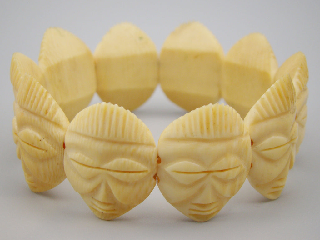 Antique Ivory, Natural Ivory, Ivory Bracelet, Mediterranean Ivory, handcarved Ivory, Asien Ivory, Elephant Ivory