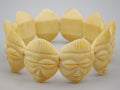 Antique Ivory, Natural Ivory, Ivory Bracelet, Mediterranean Ivory, handcarved Ivory, Asien Ivory, Elephant Ivory