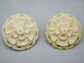 Antique Natural Bone Earrings - Kingdom of Antique Arts