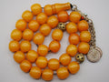 Antique Beautiful Bakelite Amber Rosary beads - Kingdom of Antique Arts