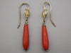 Antique Natural Mediterranean red Coral Earrings - Kingdom of Antique Arts