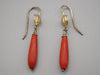 Antique Natural Mediterranean red Coral Earrings - Kingdom of Antique Arts