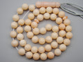 Antique Natural Undyed White Rosa Angel Skin Coral Rosary - Kingdom of Antique Arts