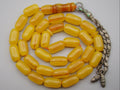 Antique Beautiful Bakelite Amber Rosary beads - Kingdom of Antique Arts