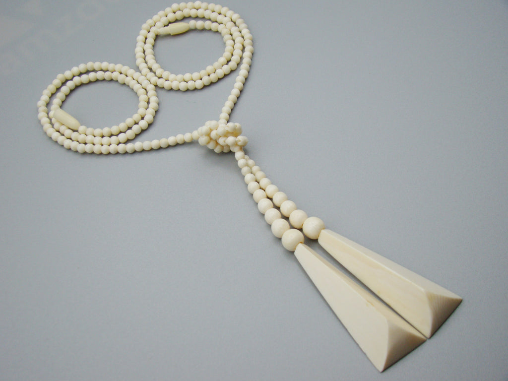 Antique Ivory, Natural Ivory, Ivory Necklace, Mediterranean Ivory, handcarved Ivory, Asien Ivory, Elephant Ivory, Ivory Chain