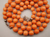 Antique Natural Undyed Momo Salmon Orange Coral Necklace - Kingdom of Antique Arts