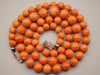 Antique Natural Undyed Momo Salmon Orange Coral Necklace - Kingdom of Antique Arts
