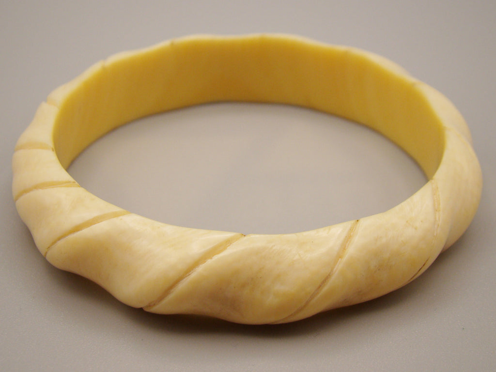 Antique Natural Elephant Ivory Bracelet - Kingdom of Antique Arts