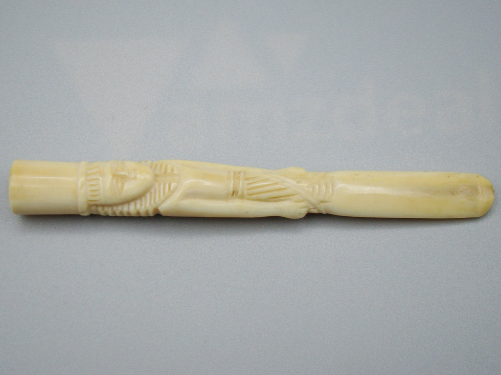 Antique Ivory, Natural Ivory, Ivory Mouthpiece, Mediterranean Ivory, handcarved Ivory, Asien Ivory, Elephant Ivory