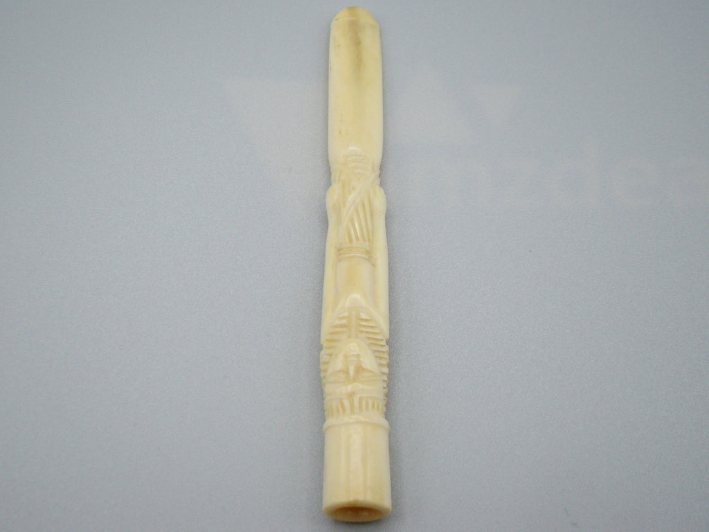 Antique Ivory, Natural Ivory, Ivory Mouthpiece, Mediterranean Ivory, handcarved Ivory, Asien Ivory, Elephant Ivory