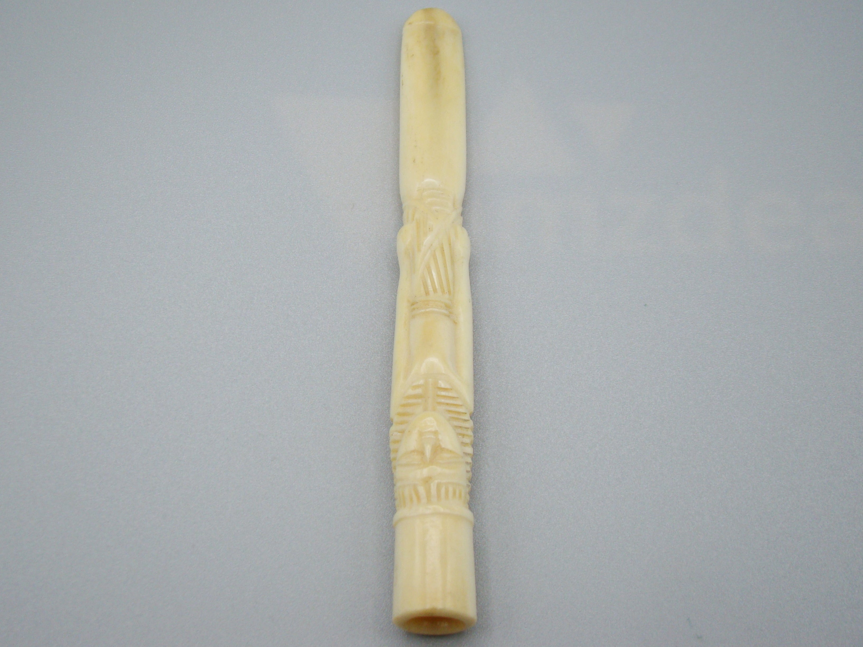 Antique Ivory, Natural Ivory, Ivory Mouthpiece, Mediterranean Ivory, handcarved Ivory, Asien Ivory, Elephant Ivory