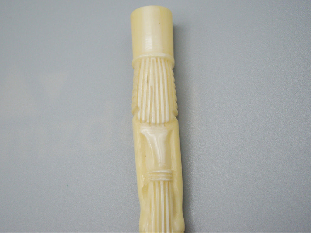 Antique Ivory, Natural Ivory, Ivory Mouthpiece, Mediterranean Ivory, handcarved Ivory, Asien Ivory, Elephant Ivory