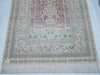 Antique silk wall carpet full back view CA013