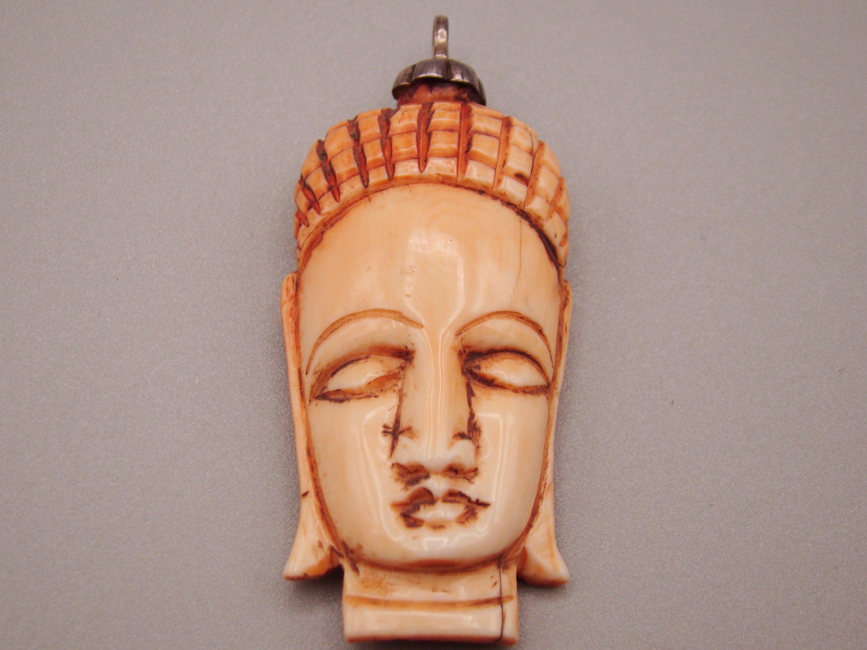 Antique Natural Elephant Ivory Pendant - Kingdom of Antique Arts