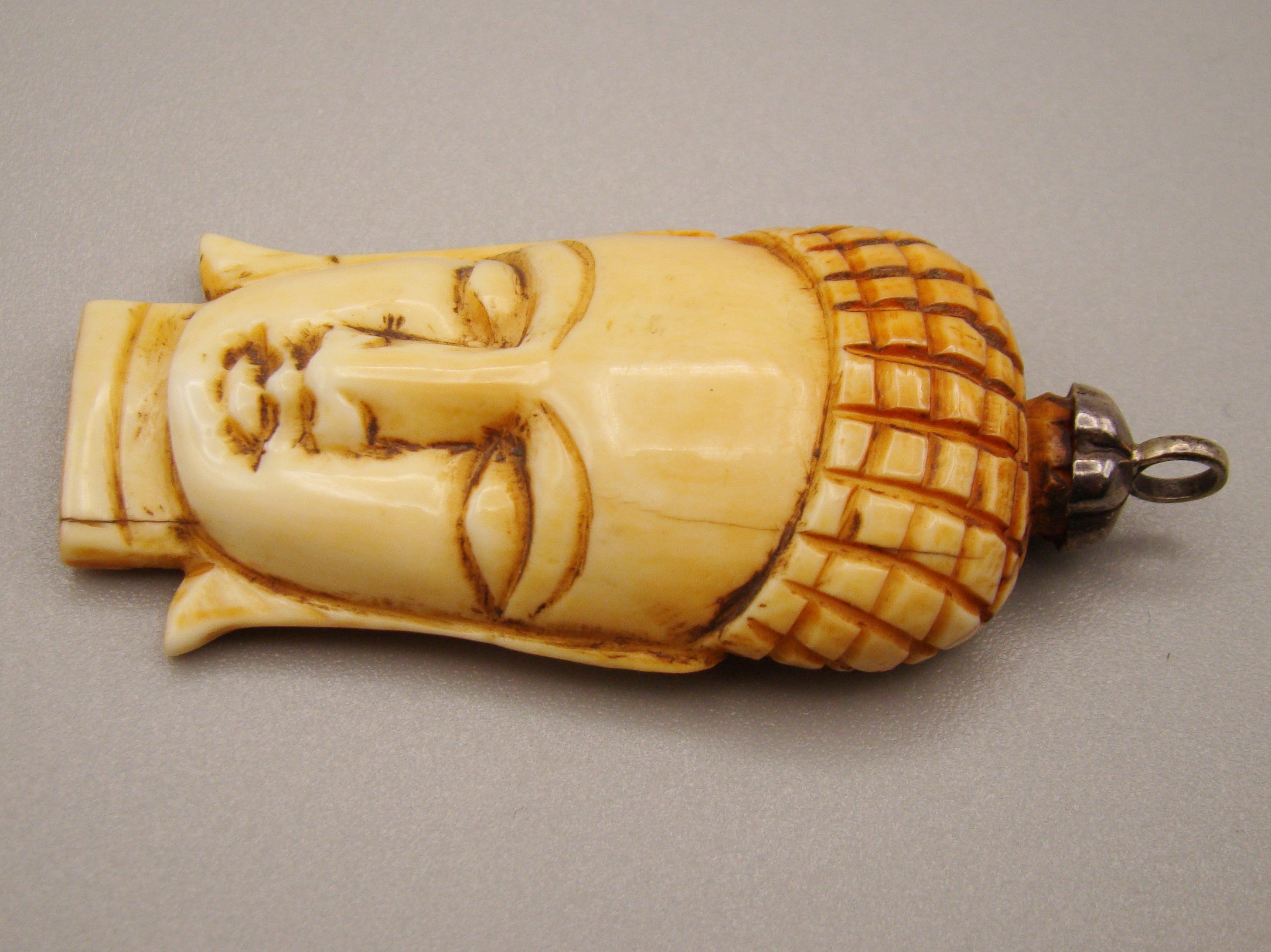 Antique Natural Elephant Ivory Pendant - Kingdom of Antique Arts
