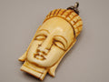 Antique Natural Elephant Ivory Pendant - Kingdom of Antique Arts