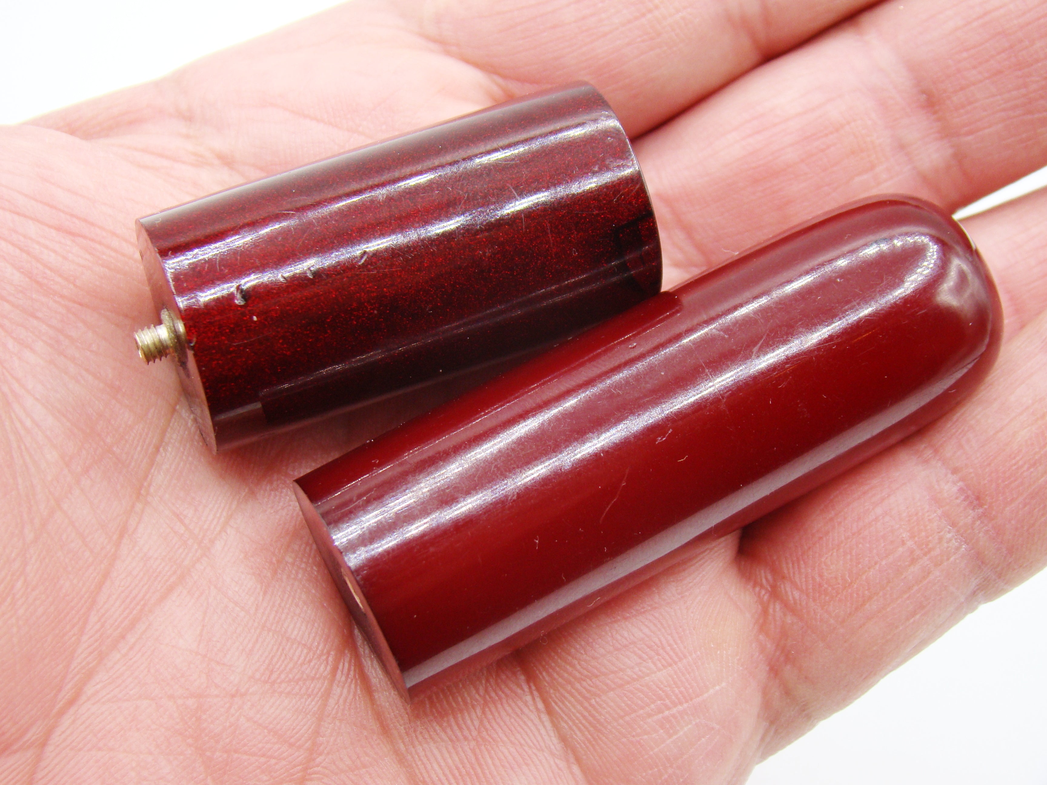 Old Real Antique Amber Bakelite Faturan Hookah Mouthpiece - Kingdom of Antique Arts