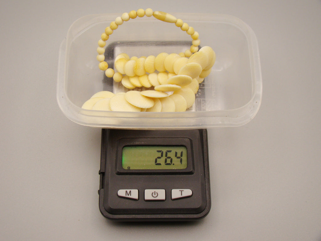 Antique Natural Elephant Ivory Necklace - Kingdom of Antique Arts