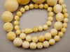 Antique Natural Elephant Ivory Necklace - Kingdom of Antique Arts