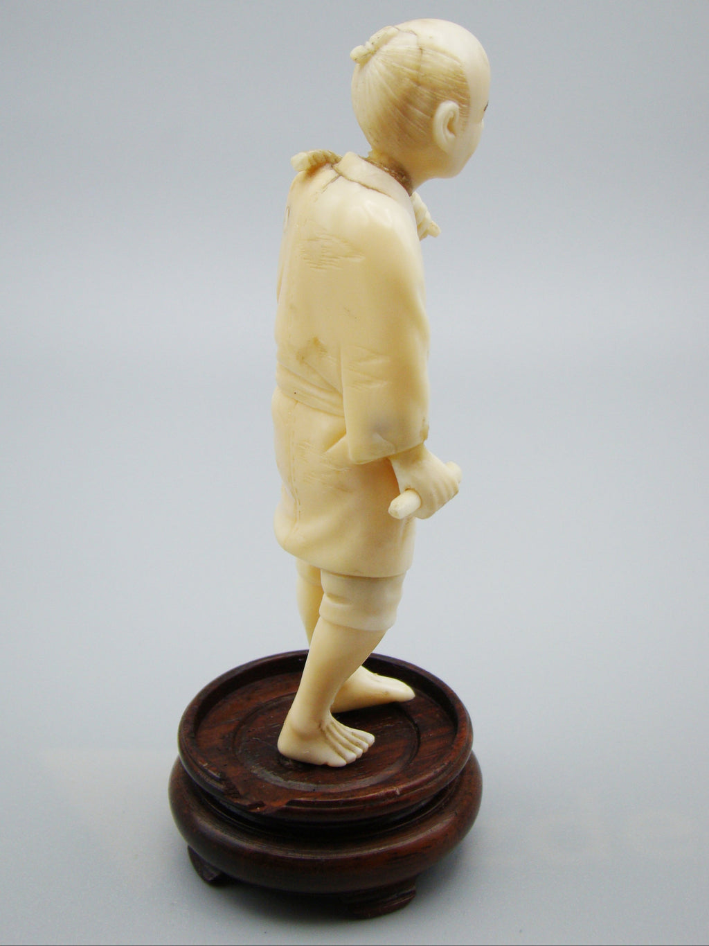 Antique Ivory, Natural Ivory, Ivory Figurine, Mediterranean Ivory, handcarved Ivory, Asien Ivory, Elephant Ivory