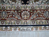 Antique Hereke silk wall carpet signature detail CA014