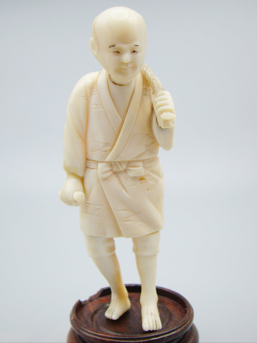 Antique Ivory, Natural Ivory, Ivory Figurine, Mediterranean Ivory, handcarved Ivory, Asien Ivory, Elephant Ivory