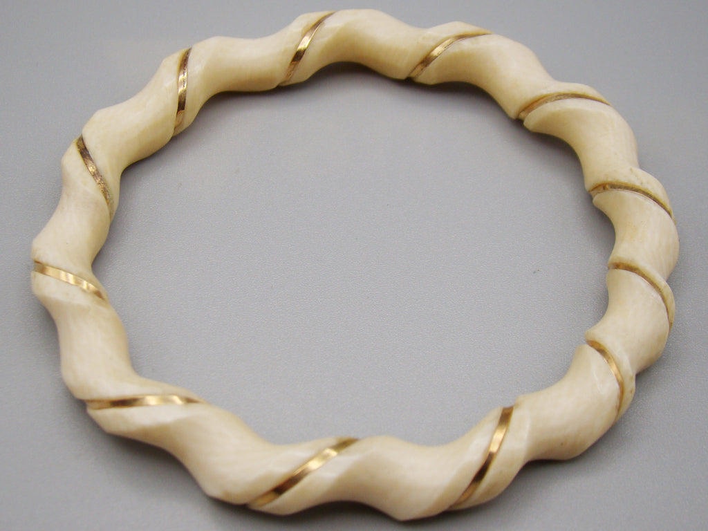 Antique Ivory, Natural Ivory, Ivory Bracelet, Mediterranean Ivory, handcarved Ivory, Asien Ivory, Elephant Ivory