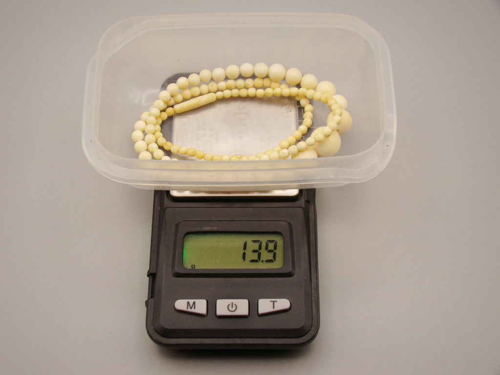 Antique Natural Elephant Ivory Necklace - Kingdom of Antique Arts