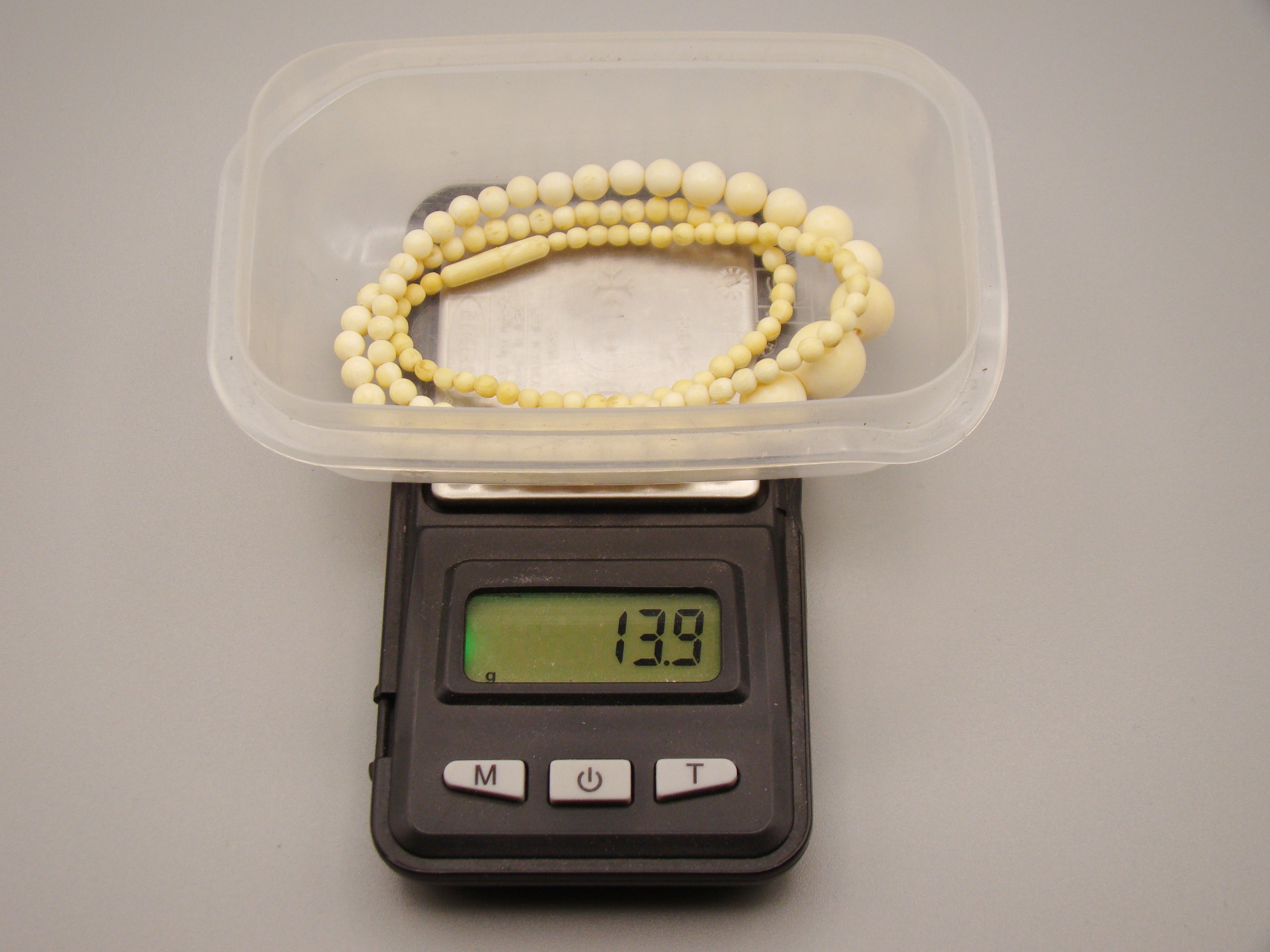 Antique Natural Elephant Ivory Necklace - Kingdom of Antique Arts