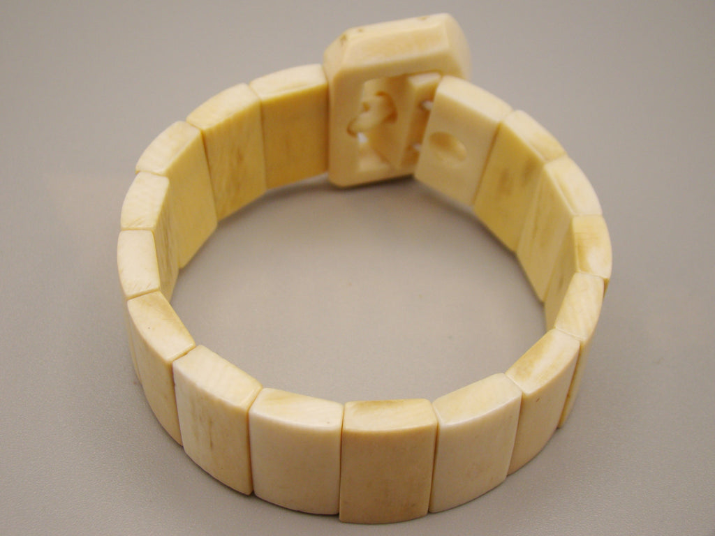 Antique Natural Elephant Ivory Bracelet - Kingdom of Antique Arts