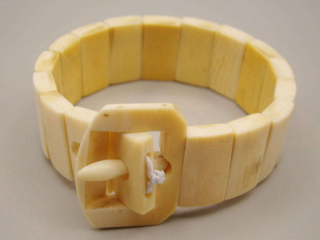 Antique Natural Elephant Ivory Bracelet - Kingdom of Antique Arts