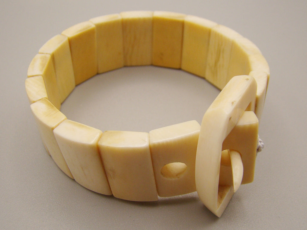 Antique Natural Elephant Ivory Bracelet - Kingdom of Antique Arts