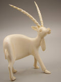 Antique Natural Elephant Ivory Figur - Handcarved - Kingdom of Antique Arts