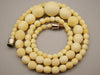 Antique Natural Elephant Ivory Necklace - Kingdom of Antique Arts