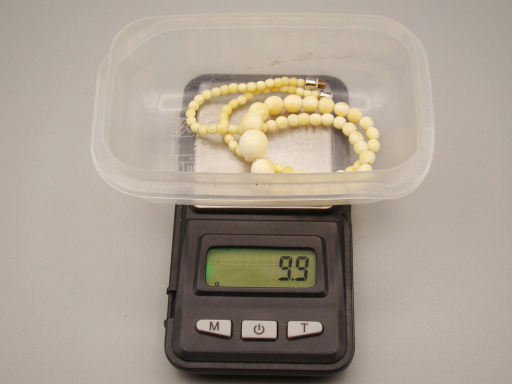 Antique Natural Elephant Ivory Necklace - Kingdom of Antique Arts
