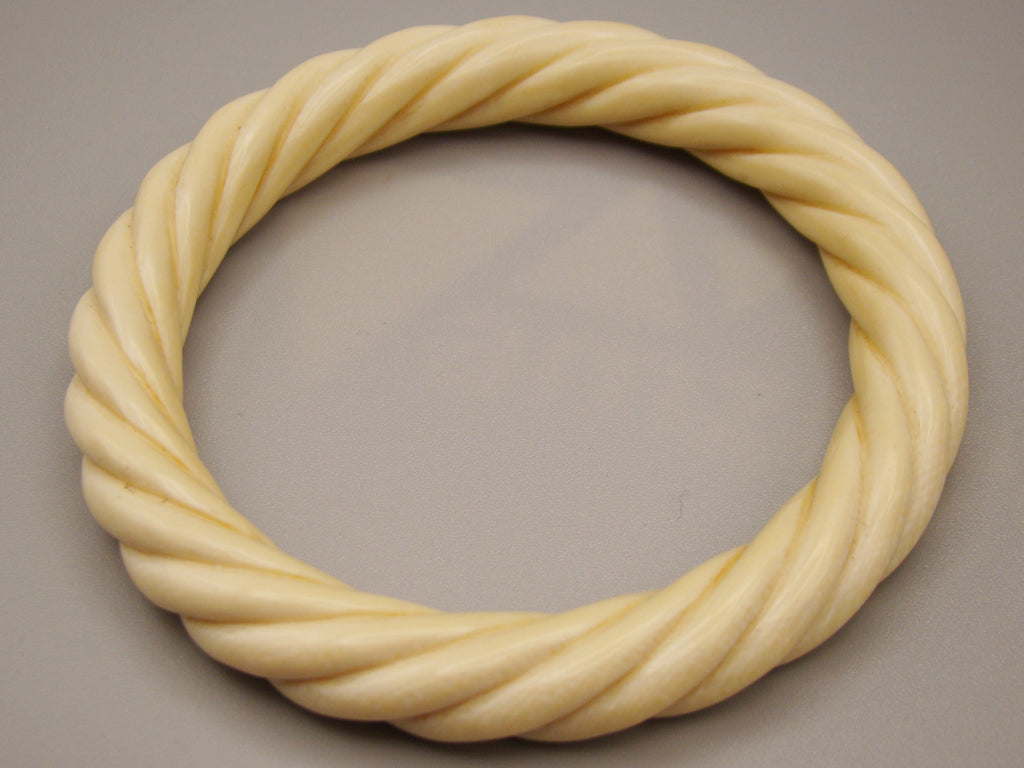 Antique Natural Elephant Ivory Bracelet - Kingdom of Antique Arts