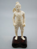 Antique Ivory, Natural Ivory, Ivory Figurine, Mediterranean Ivory, handcarved Ivory, Asien Ivory, Elephant Ivory