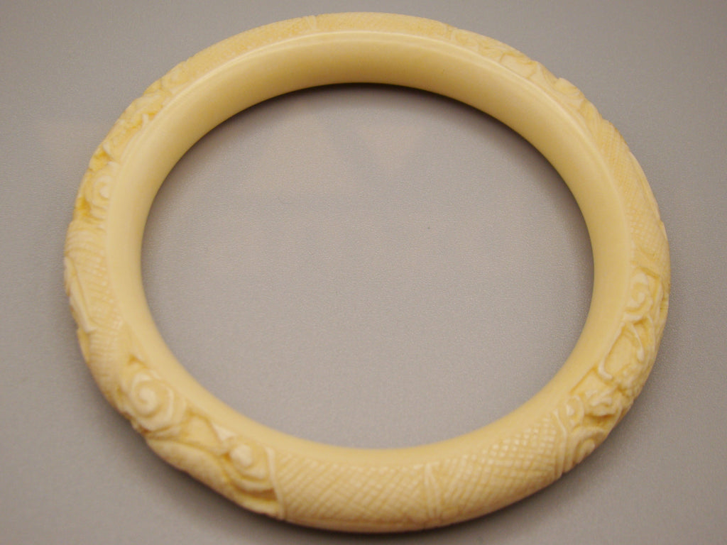 Antique Natural Elephant Ivory Bracelet - Kingdom of Antique Arts