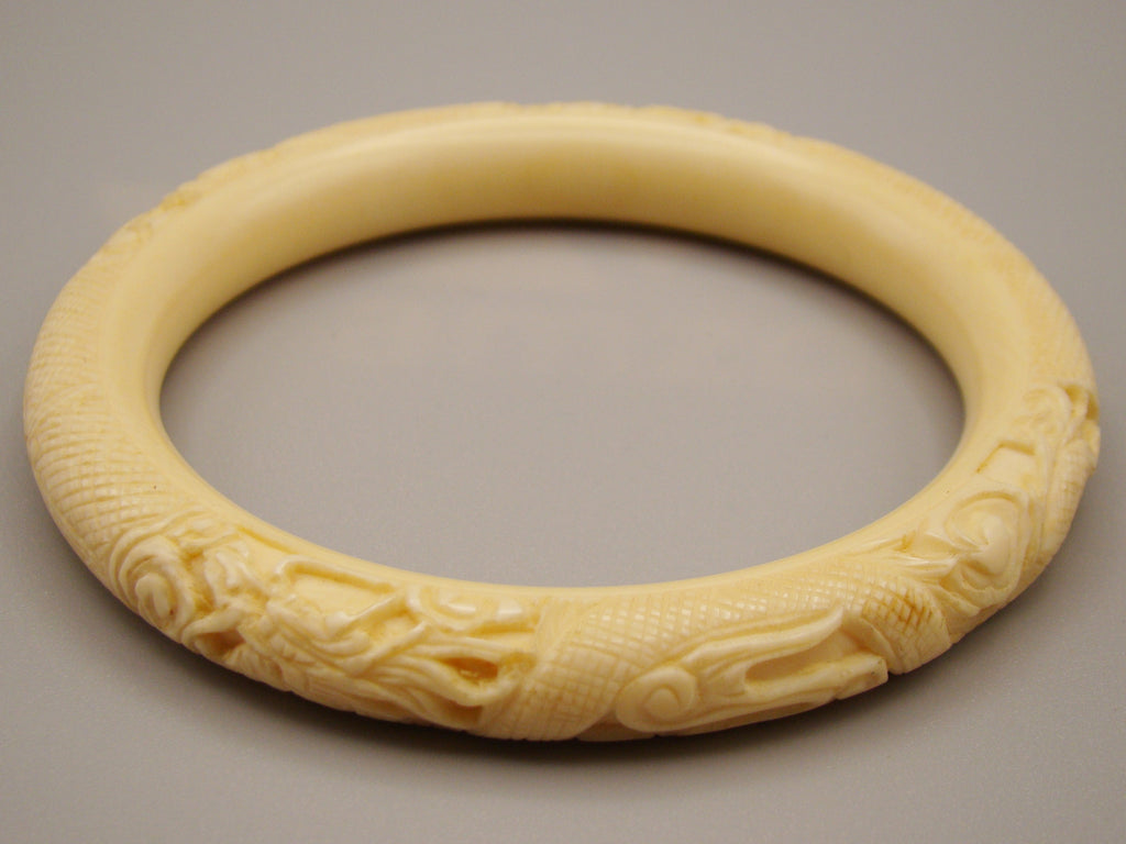 Antique Natural Elephant Ivory Bracelet - Kingdom of Antique Arts