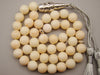 antique coral, natural coral, undyed coral, White angel skin coral, Italian coral, pacific coral, Sardinian Coral, sea coral, Mediterranean coral, Mediterranean Rosary, Mediterranean angel skin Rosary, White coral Rosary, handcarved coral, Sterling silver tassel, مسبحة, Masbaha, Muslim prayer beads حبيت الدورة ,