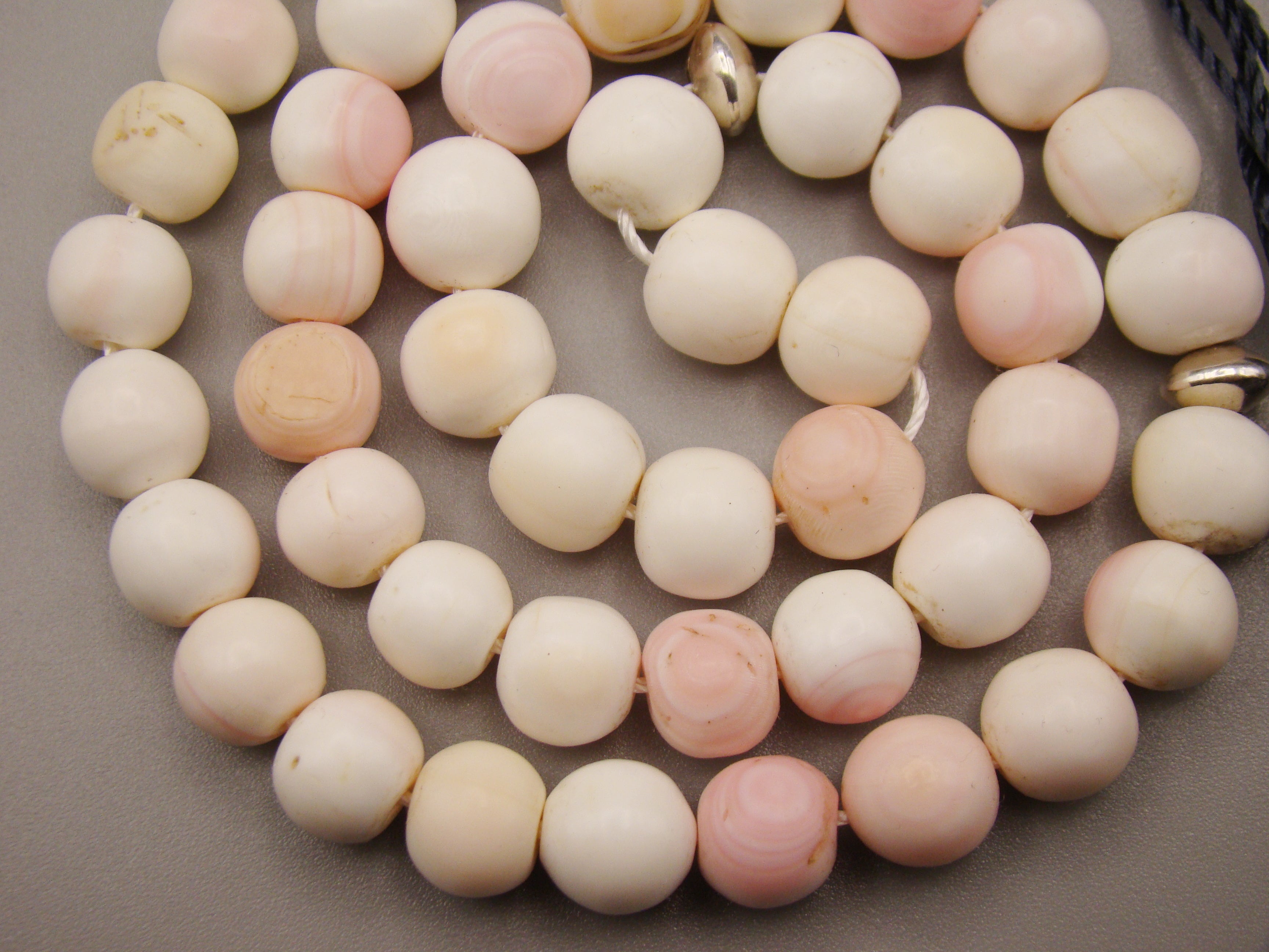 antique coral, natural coral, undyed coral, White angel skin coral, Italian coral, pacific coral, Sardinian Coral, sea coral, Mediterranean coral, Mediterranean Rosary, Mediterranean angel skin Rosary, White coral Rosary, handcarved coral, Sterling silver tassel, مسبحة, Masbaha, Muslim prayer beads حبيت الدورة ,
