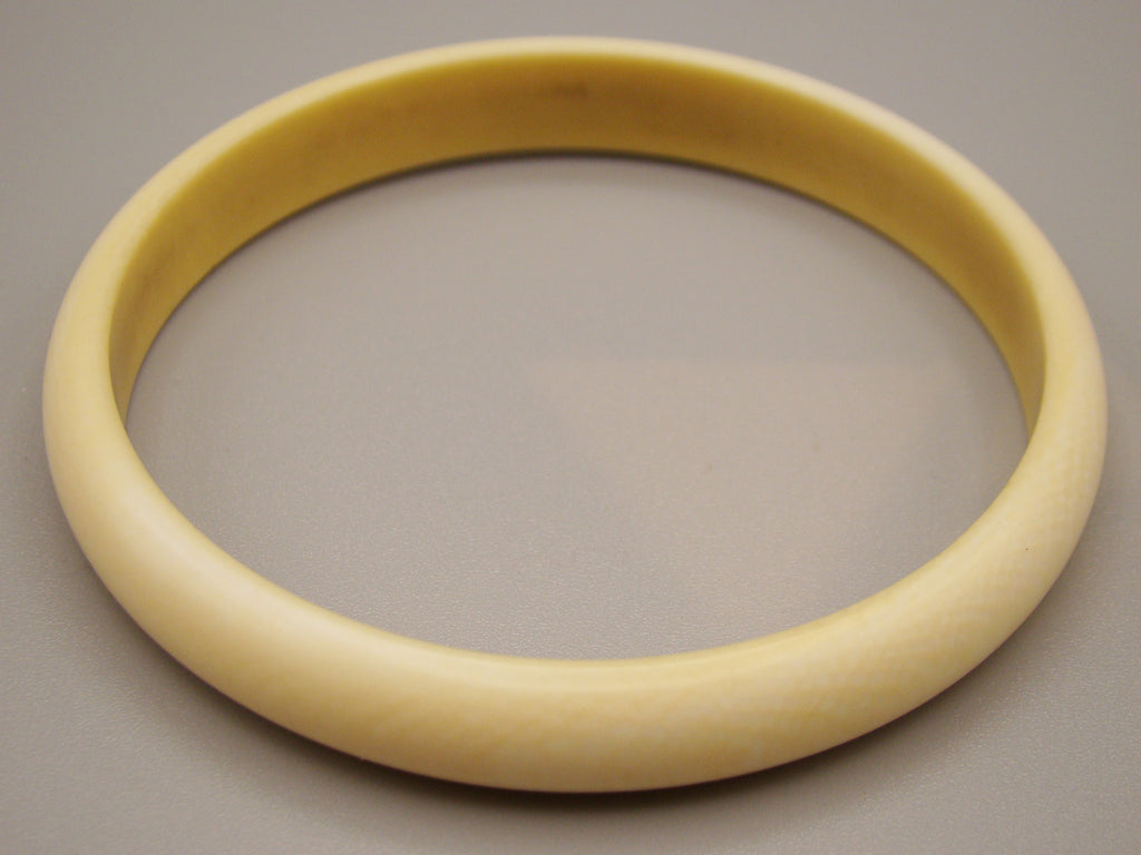 Antique Natural Elephant Ivory Bracelet + Earrings + Ring - Set - Kingdom of Antique Arts