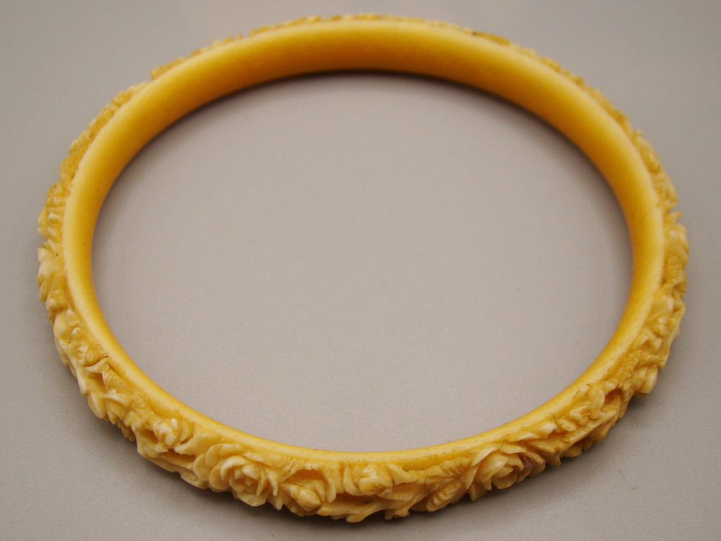 Antique Natural Elephant Ivory Bracelet - Kingdom of Antique Arts