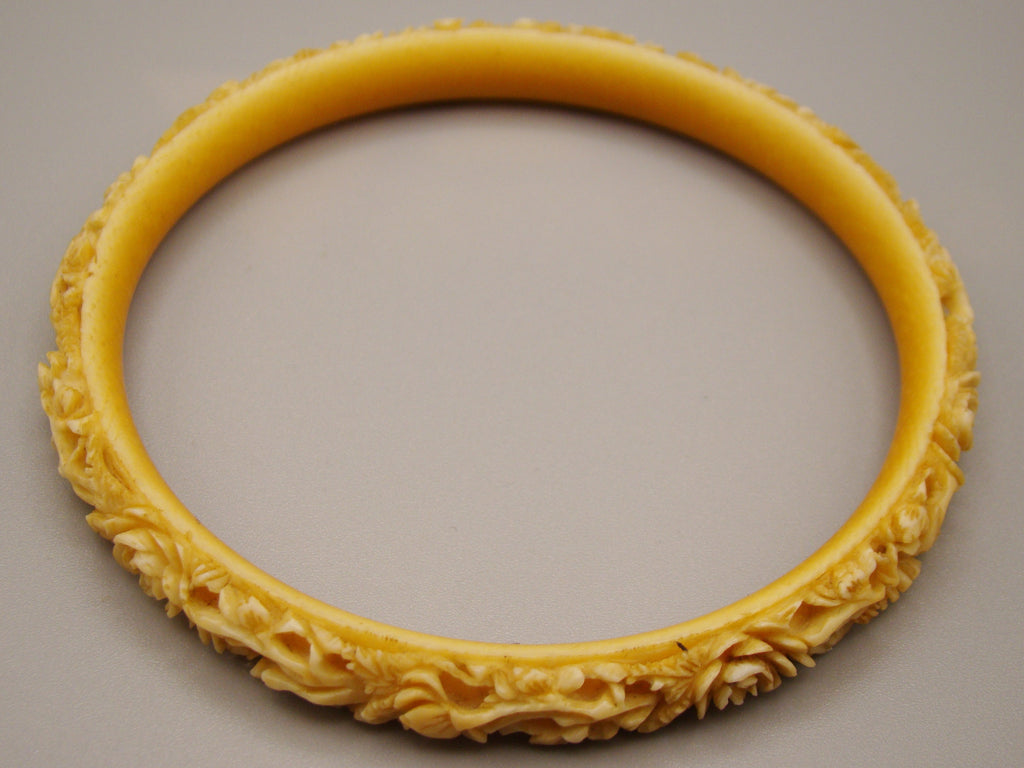 Antique Natural Elephant Ivory Bracelet - Kingdom of Antique Arts