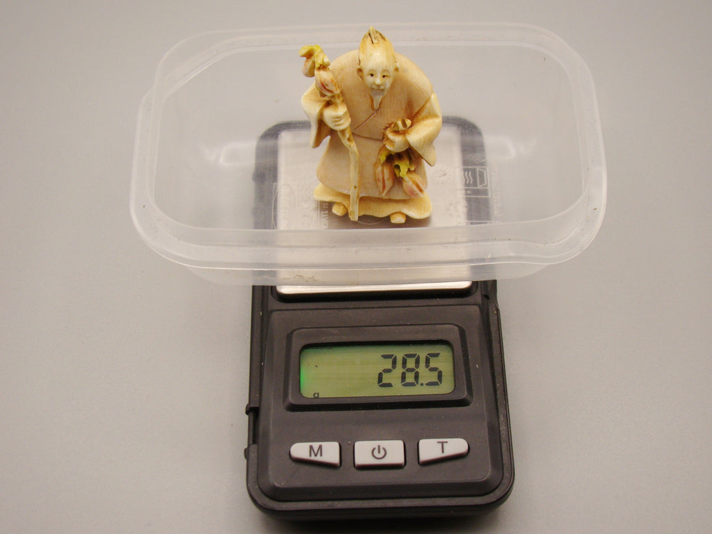 Antique Ivory, Natural Ivory, Ivory Figurine, Mediterranean Ivory, handcarved Ivory, Asien Ivory, Elephant Ivory, Netsuke, Netsuke - Japan, 20th Century